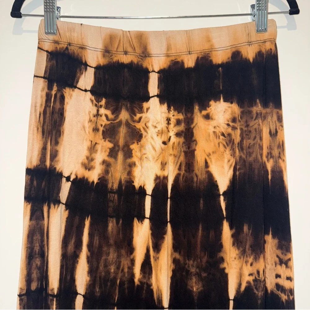 Acid Wash Tie Dye Maxi Skirt - Picture 2 of 4